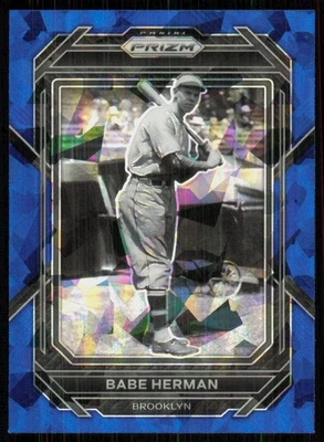 Panini Prizm 2023 azul hielo agrietado bebé Herman #221 Foto 1 de 2