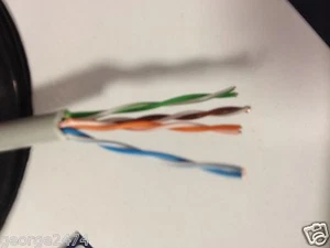 1m 5m 10m 20m 25m 30m 40m 50m 100m Metro CAT5 5e COBRE Red LAN Cable Plomo - Imagen 1 de 1
