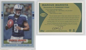 2015 Topps Chrome 1989 Super Rookies Refractor /99 Marcus Mariota Rookie RC