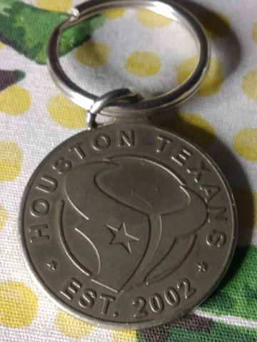 NFL Houston Texans 2002 Officially Licensed Coin Keychain Cover