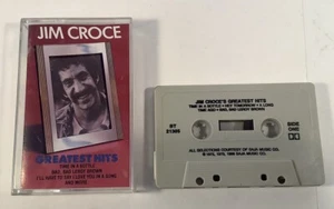 JIM CROCE “GREATEST HITS” Test Played Sounds Excellent VTG Cassette 🎶🎶 - Picture 1 of 3