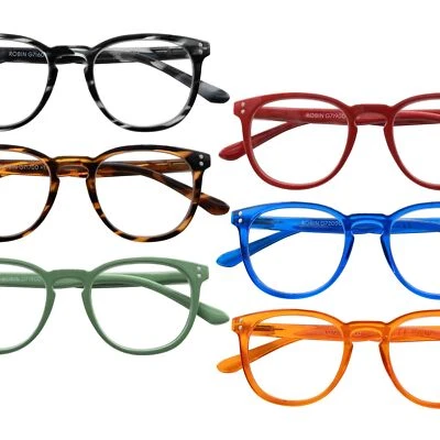 I NEED YOU ROBIN farbenfrohe Lesebrille Kunststoff - mit Federscharnier