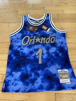 Camiseta Mitchell & Ness NBA Orlando Magic Hardaway Talla M Nueva con Etiquetas Azul 1994 #1 Para Hombre’s Foto 1 de 4