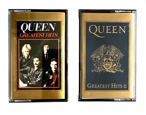 Queen - Greatest Hits I & II - Gold Inlay - Double Cassette Tape 724383126446 - Picture 1 of 2