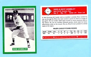 1979 One Year Winners Baseball card # 4 Ross Grimsley -- Chicago White Sox - Picture 1 of 1