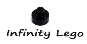 8 LEGO Black Tile 1x1 Round Pin Bar Holder  (20482 31561) - 8 Pieces - Picture 1 of 1