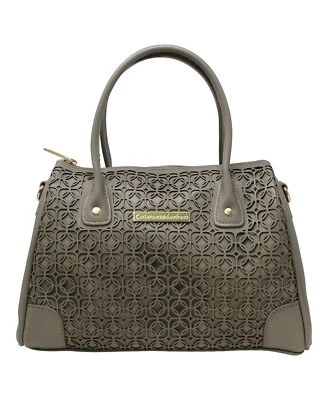 Catherine Malandrino V2906 Celie Gray Crossbody Satchel Women's Handbag - Image 1 of 4