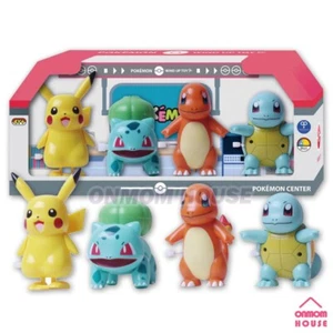 Pokemon Wind Up Walking Figure 4 Character Set Toy Licensed - Picture 1 of 4
