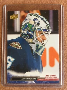 THATCHER DEMKO 2022-23 UD Extended Hky All Star EXCLUSIVES SP #695 #/100 Canucks - Picture 1 of 2