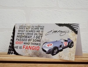 Juan Manuel Fangio Karte, Mercedes Karte, F1 Karte, Mercedes-Benz, F1 - Bild 1 von 1