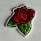 Small Red Rose Flower Iron On Patch Sewing Crafts DIY Clothing Embellishment