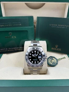 Rolex GMT Master II Bruce Wayne Oyster Bracelet 126710GRNR Box & Papers 2024 - Picture 1 of 12