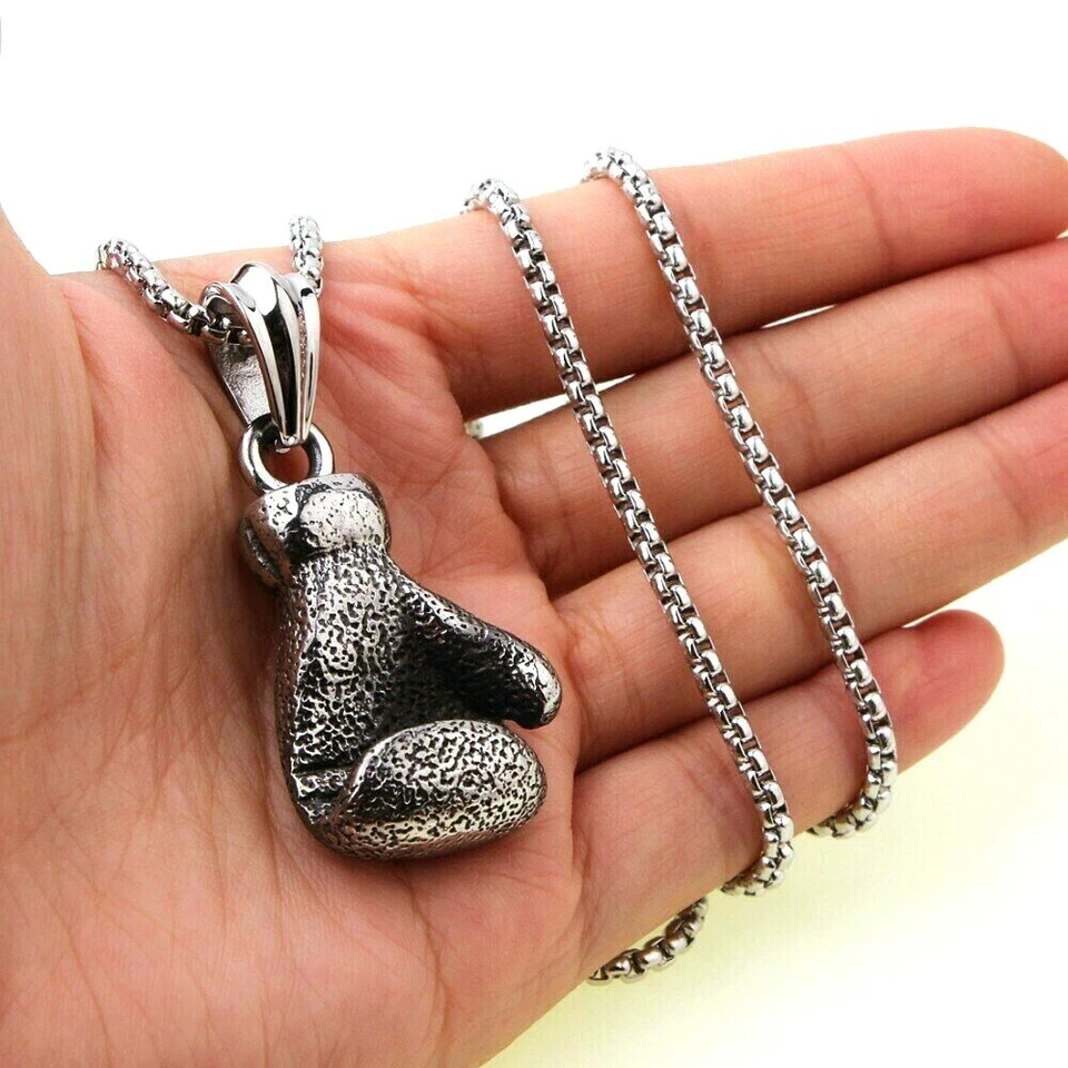 BOXHANDSCHUH ANHÄNGER EDELSTAHL ERBSKETTE BOXING GLOVE PANZERKETTE BOXEN CHAIN - Bild 1 von 1