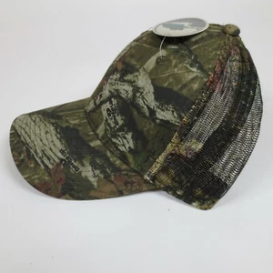 Mossy Oak Camouflage Hat Camo Hunting Cap OSFM Mesh Back Trucker Outdoor MO-14 - Picture 1 of 9