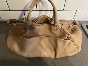 Vaness Bruno Large Leather Blush Bag - Picture 1 of 18
