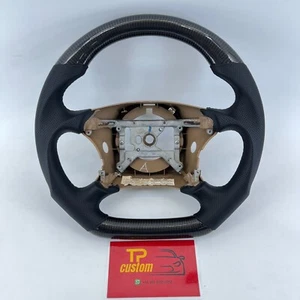 Carbon Fiber Steering Wheel Fit For Ford Mustang GT SVT Saleen Roush 1997-2004 - Picture 1 of 8
