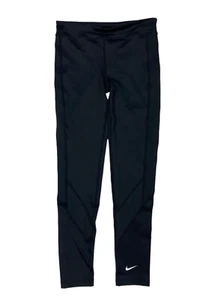 New Nike Unisex Kids Training Legging Black Size Large Sports Activewear Pant - Picture 1 of 8
