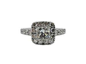 Neil Lane 14K 0.70Ct H SI2 Square Mod Brilliant GIA Certified Diamond 2.5dwt - Picture 1 of 8