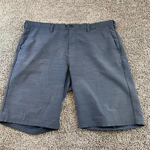 Hurley Shorts Mens 38 Gray Chino Casual Surfer Surfing Mens B11 - Picture 1 of 11