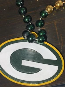 Green Bay Packers NFL Football Team Karneval Perlenkette - Bild 1 von 3