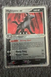 Pokémon Pokemon TCG Card Mightyena EX 101/110 Ex Holon Phantoms - Picture 1 of 4