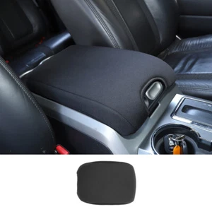 Center Console Armrest Pad Soft Cover Mats For Ford F-150 2009-2014 Black - Picture 1 of 11