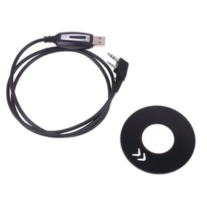 USB Programming Cable With Driver CD For UV-5RE UV-5R Pofung UV 5R Walkie Tal JW - Zdjęcie 1 z 7