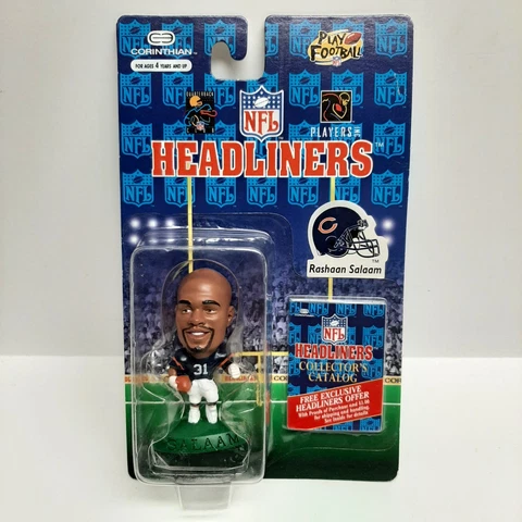 NFL Corinthian Headliners Rashaan Salaam Figure Chicago Bears Football Cover