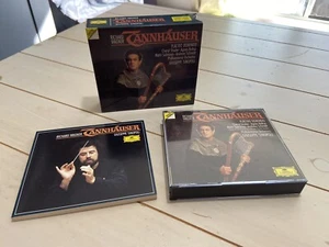 Wagner: Tannhauser DOMINGO / Philharmonia / SINOPOLI 1989 DG 3-CD Box Set - Bild 1 von 4