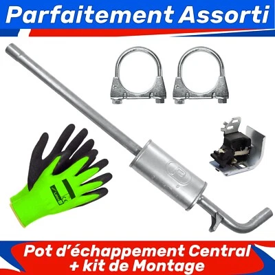 Pot d’échappement arrière pour Renault Megane 2 II Hayon Berline Break 1.4 02-09 - Photo 1/3
