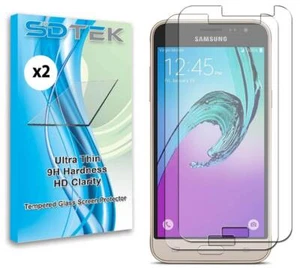2x Tempered Glass Screen Protector for Samsung Galaxy J3 (2016) - Picture 1 of 3