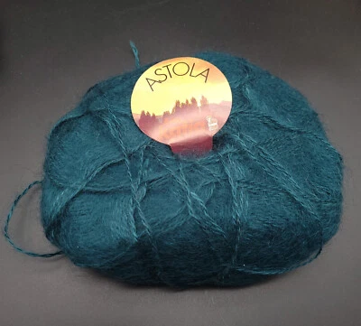 Astola Katia Vintage Hilo Azul Teal 60% Acrílico 40% Mohair - 50g 206y - España Foto 1 de 4