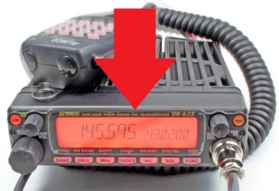 ALINCO Original Ersatzteil - Display-Glasabdeckung DP0174 für ALINCO DR-635