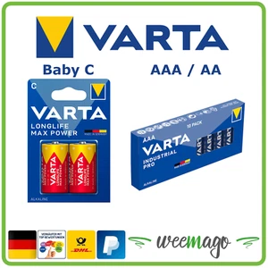 Varta Industrial Pro AA / AAA Batterien Alkaline | Longlife MaxPower Baby C LR14 - Bild 1 von 15