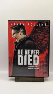 He Never Died DVD 2015 Rated R Henry Rollins Horror Movie Watched Once - Imagen 1 de 2