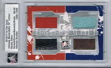 2010-11 ITG ULTIMATE MEMORABILIA RIVALRY MAURICE RICHARD DURNAN BRODA KENNEDY /9