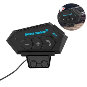 Wireless Bluetooth 5.0 Motorcycle Helmet Headset Hands-free Telephone Call Kit - Picture 1 of 13