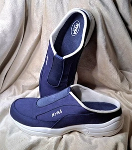 Ryka Canvas Contour Clogs Navy - Size 11M NIB - Picture 1 of 4
