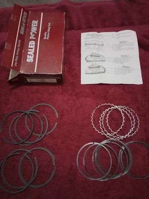 E-357X  SEALED POWER Piston Ring Set  T702X  made in USA - Image 1 of 4