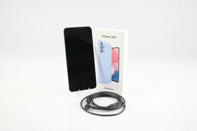 Samsung Galaxy A13 (Unlocked) 64GB Blue Grade A Original Box - Image 1 of 4