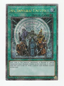 Yu-Gi-Oh! Six Samurai United RA03-EN054 (Quarter Century Secret Rare) - M/NM - Picture 1 of 2