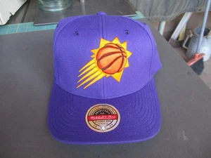 Vtg NWT Mitchell & Ness PHOENIX SUNS Logo Snapback Purple Hat, Cap - Picture 1 of 10