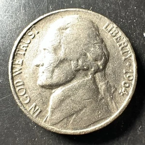 Jefferson Nickel 1964 senza marchio di zecca - Foto 1 di 3