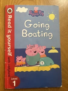 Peppa Pig Going Boating Book, Read it Yourself with Ladybird Level 1 - Picture 1 of 2