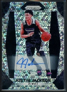 2017-18 Panini Prizm Justin Jackson Fast Break Prizm RC Auto - Picture 1 of 2