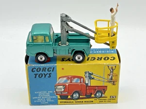 Corgi 478 Hydraulic Tower Wagon Jeep FC-150 Original Box - Picture 1 of 16