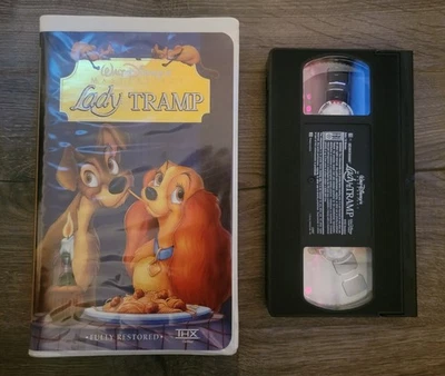 Walt Disney Masterpiece Lady and the Tramp VHS 1998 Black Diamond Classic - Image 1 of 4