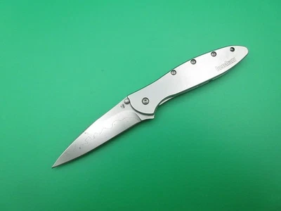 Kershaw Leek 1660CB Flipper Assisted Folding Pocket Knife USA Ken Onion D2 - Image 1 of 4