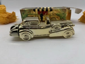 Dopobarba Avon in pelle Cadillac oro massiccio con scatola - Foto 1 di 16