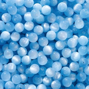 Resin Cat Eye Beads Round Imitation Beads for DIY Jewelry Bracelet Making - Picture 1 of 22